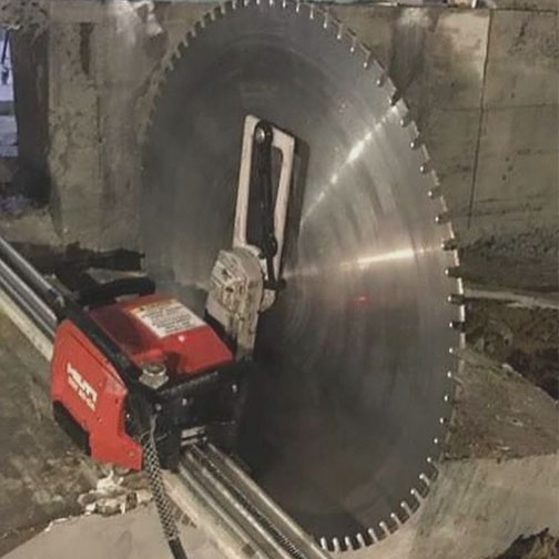 Wall Saw Blade For Reinforced Concrete Cutting