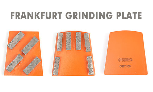 Frankfurt grinding plate for concrete grinding