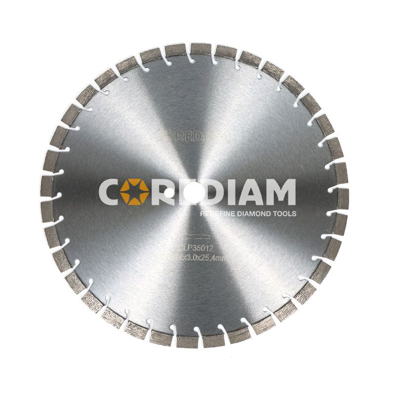 Laser Welded Array Pattern diamond blade for cutting reinforced concrete