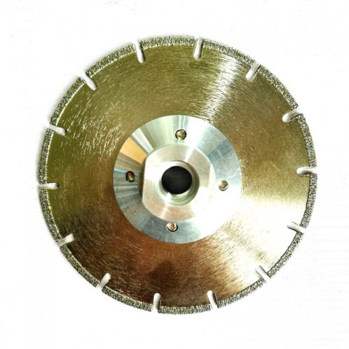 Electroplated Diamond Cutting Blade with Flange