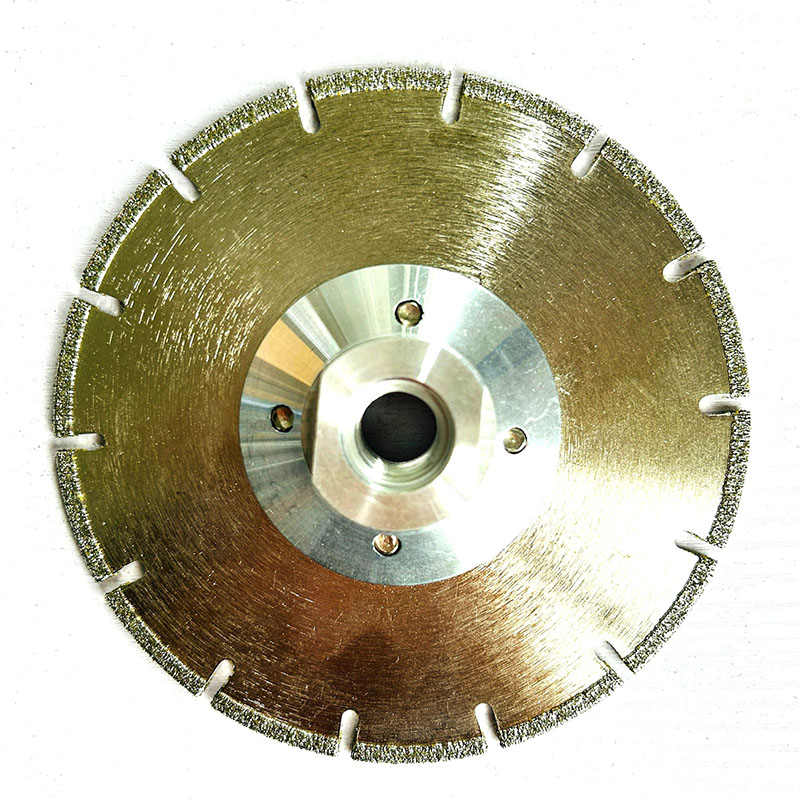 Electroplated Cutting Blade with Flange