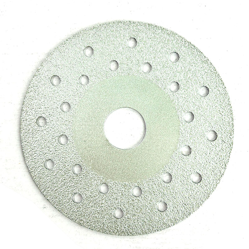 Vacuum Brazed Blade With Holes