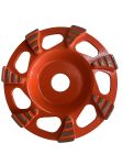 Light weight triangle grinding cup wheel