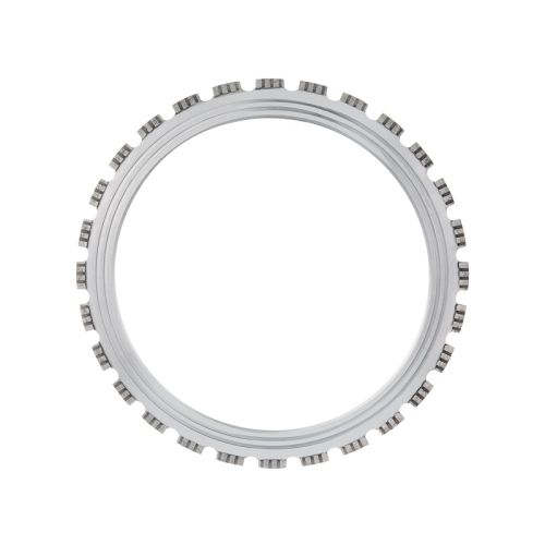 Ring saw blade with turbo segment