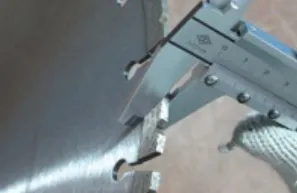 Inspección de grosor Inspección de grosor