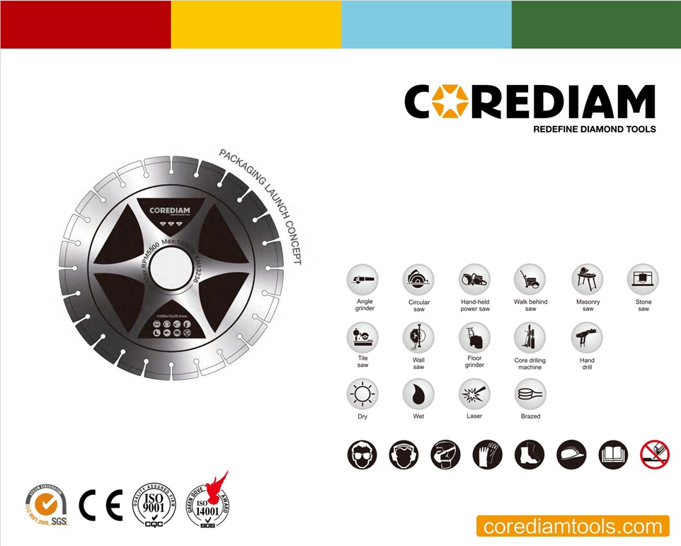 Wall Saw Blade For Reinforced Concrete Cutting